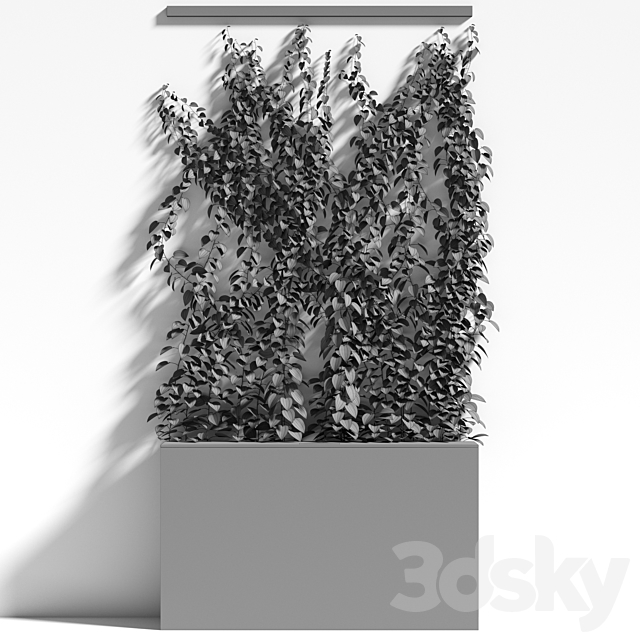 vertical garden 08 3DS Max Model - thumbnail 5