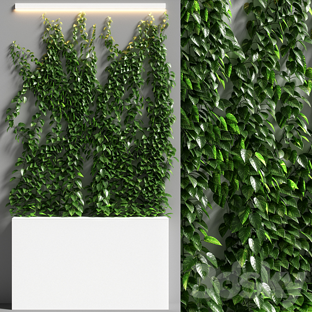 vertical garden 08 3dsMax Model - thumbnail 1