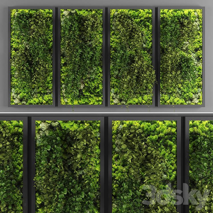 Vertical garden 081 3DS Max - thumbnail 1