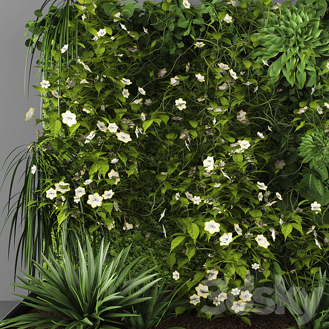 Vertical garden 084 3DS Max Model - thumbnail 2