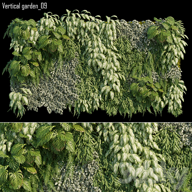 Vertical garden 09 3DSMax File - thumbnail 1