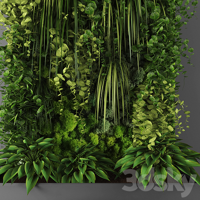 Vertical garden 096 3DS Max Model - thumbnail 2