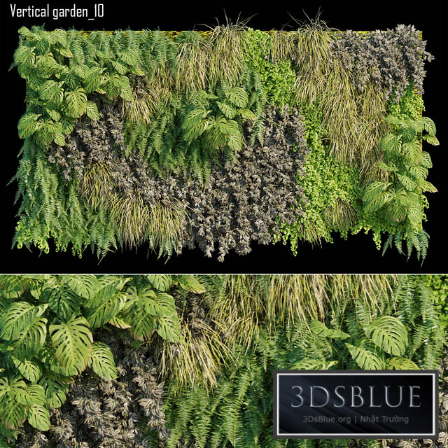 Vertical garden 10 3DS Max - thumbnail 3