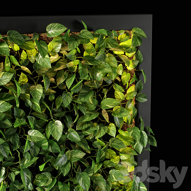 vertical garden 10 3DS Max Model - thumbnail 4