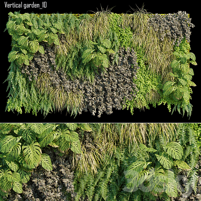 Vertical garden 10 3DSMax File - thumbnail 1