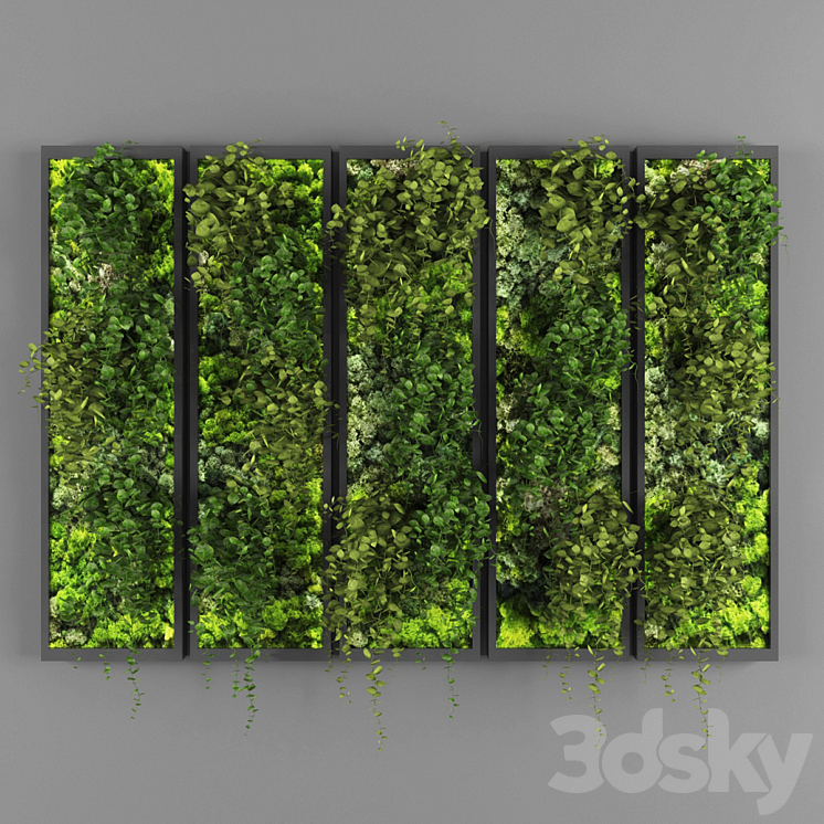 Vertical garden 110 3DS Max - thumbnail 1