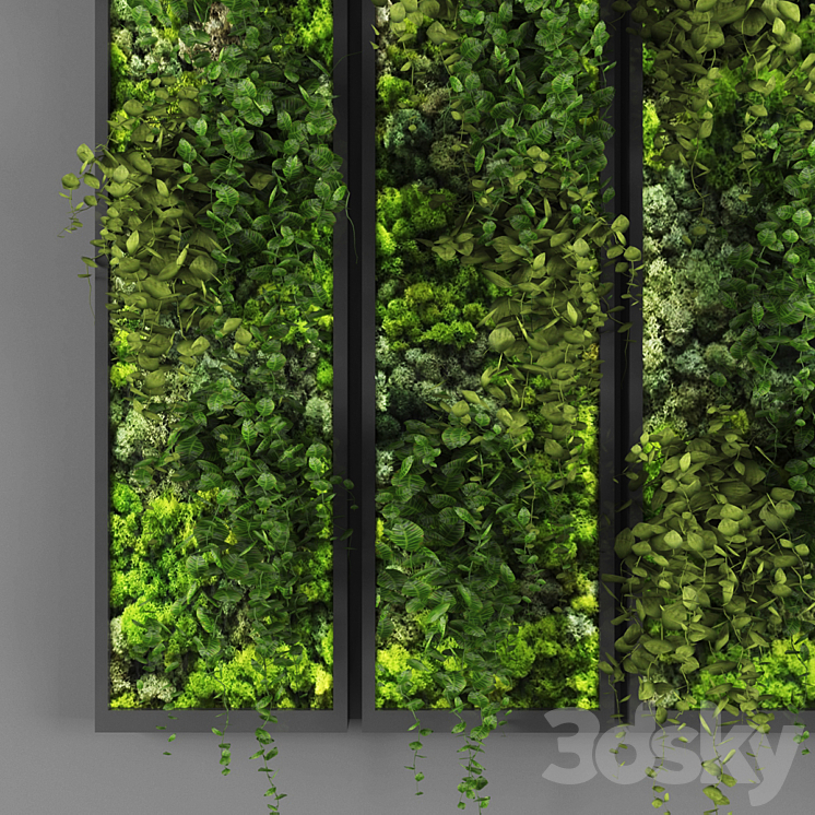 Vertical garden 110 3DS Max - thumbnail 2