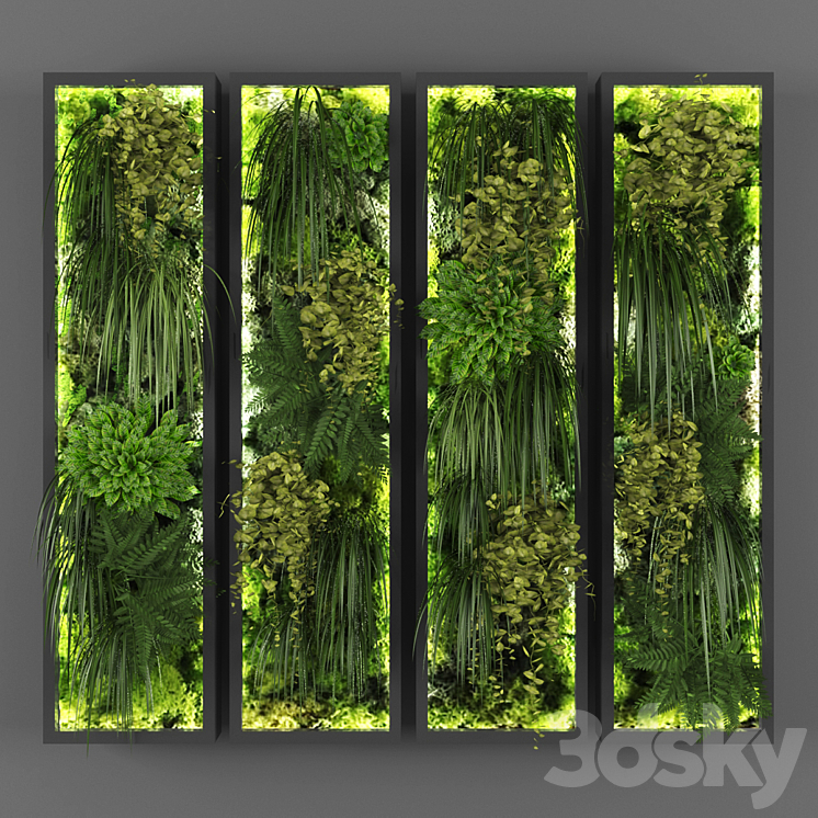 Vertical garden 127 3DS Max - thumbnail 1