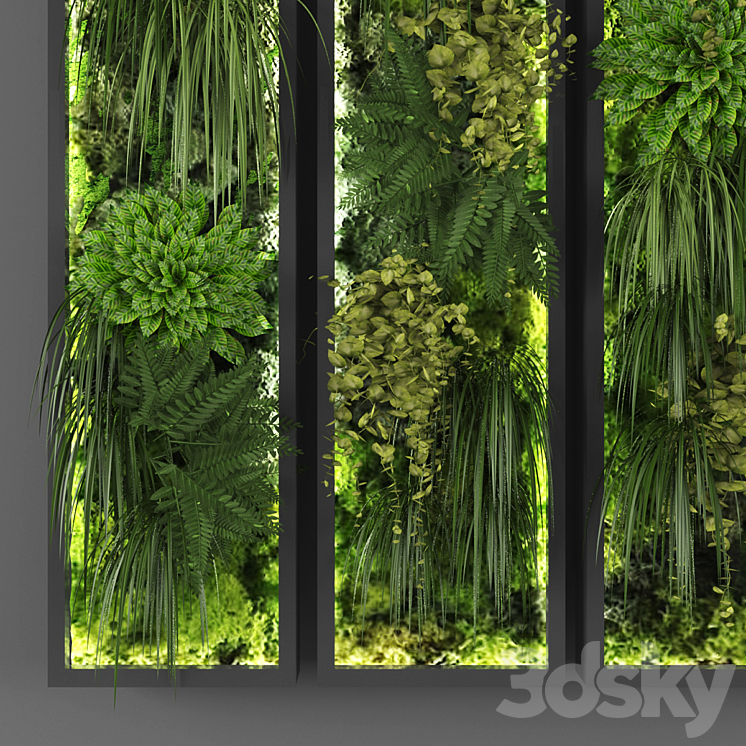 Vertical garden 127 3DS Max - thumbnail 2