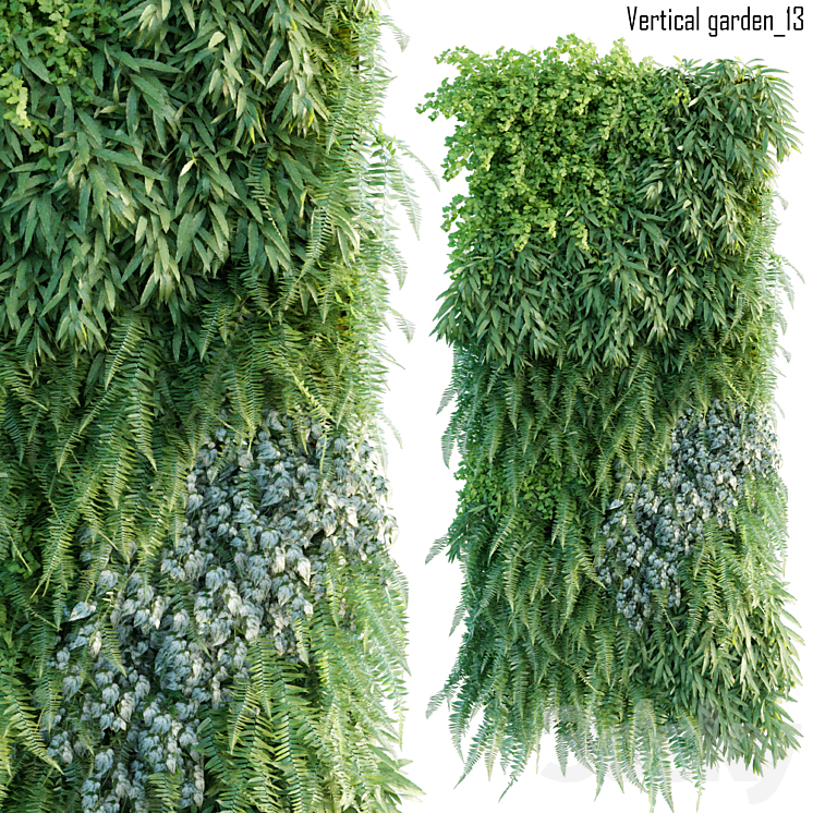 Vertical garden 13 3DS Max - thumbnail 1