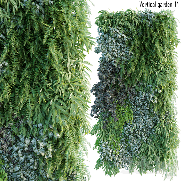 Vertical garden 14 3DS Max - thumbnail 1