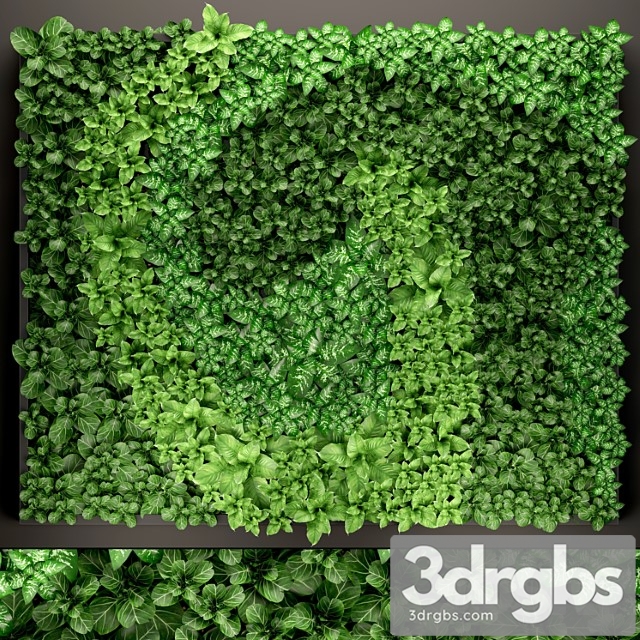 Vertical garden 14. vertical garden, green wall, phytomodule, eco design, picture of flowers, plants on the wall - thumbnail 1