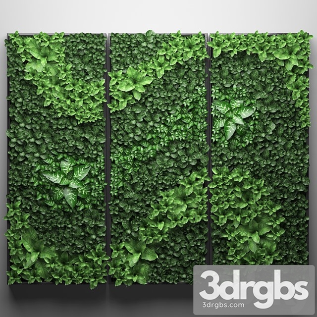 Vertical garden 20. landscaping, painting, phytowall, phytomodule, wall decor - thumbnail 1