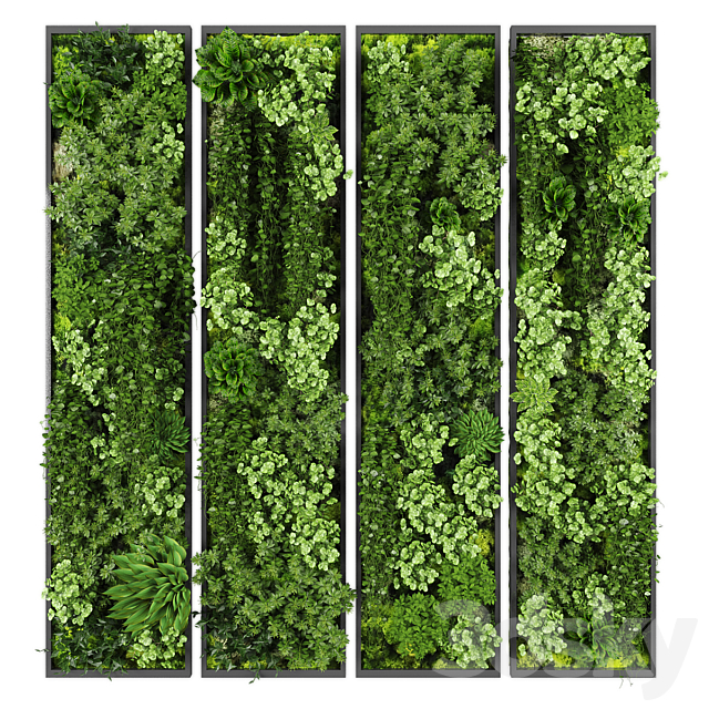 Vertical garden 243 3ds Max - thumbnail 1