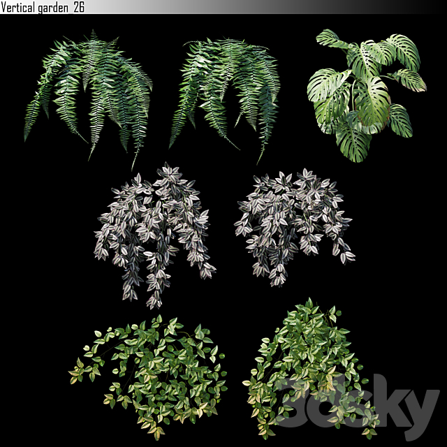 Vertical garden 26 3DSMax File - thumbnail 2