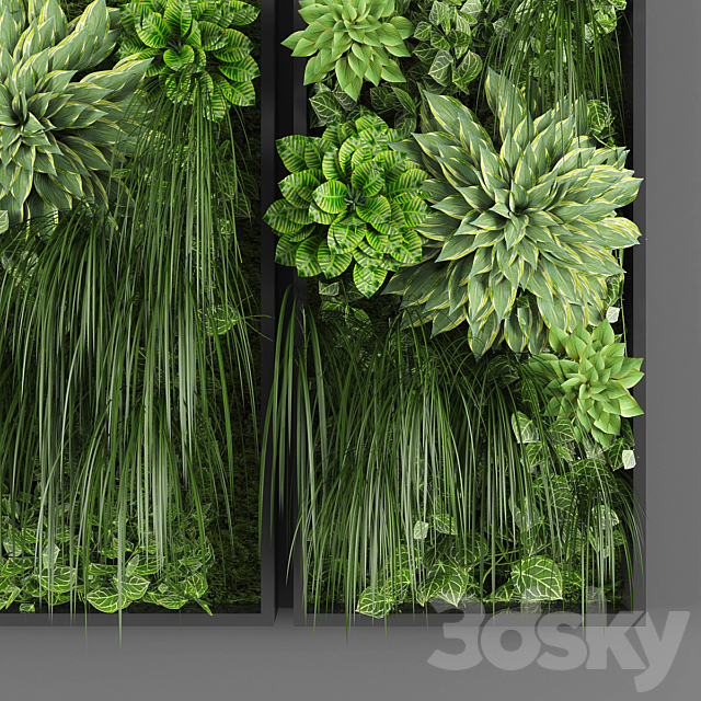 Vertical garden 28 3dsMax Model - thumbnail 2