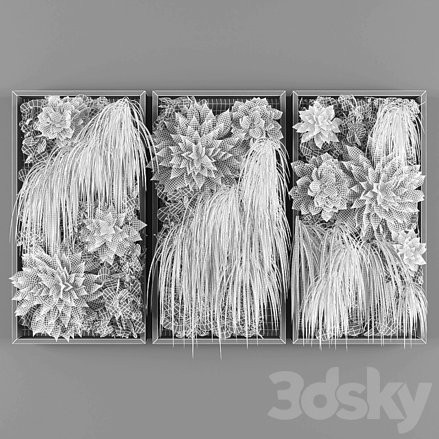 Vertical garden 28 3dsMax Model - thumbnail 3