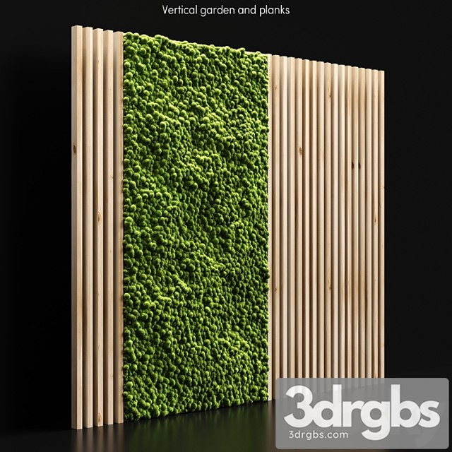 Vertical garden and planks - thumbnail 1