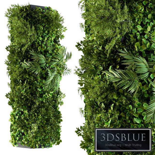 Vertical Garden – Column Plants 3DS Max - thumbnail 3