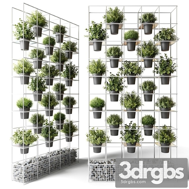 Vertical Garden For Potted Plants 3dsmax Download - thumbnail 1