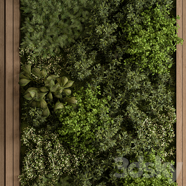 Vertical Garden – Green Wall 74 3DS Max Model - thumbnail 4