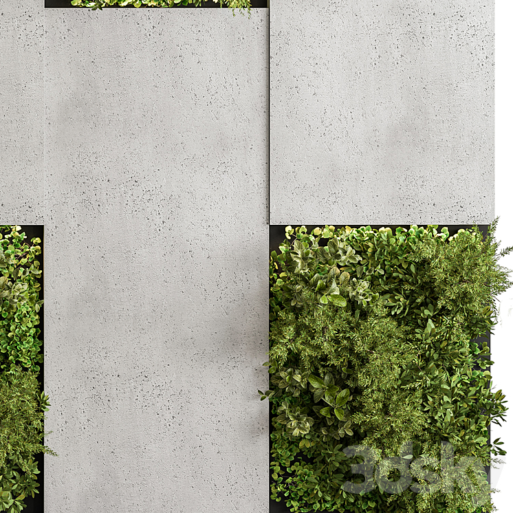 Vertical Garden – Green Wall 77 3DS Max - thumbnail 2