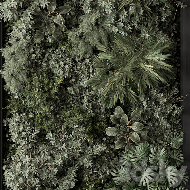 Vertical Garden – Green Wall 95 3ds Max - thumbnail 3