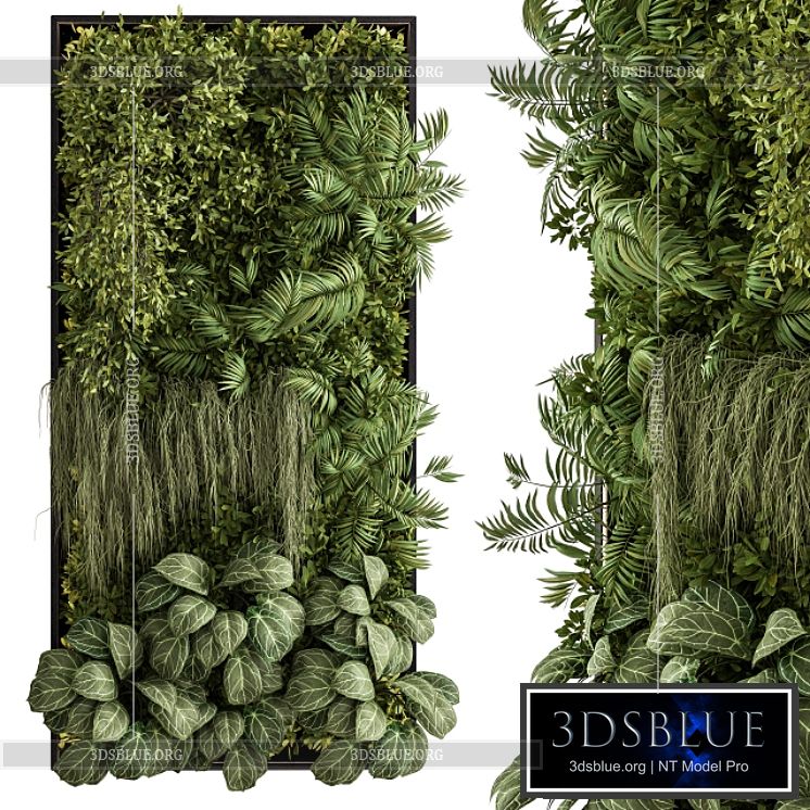 Vertical Garden Metal Frame – Wall Decor 34 3DS Max - thumbnail 3