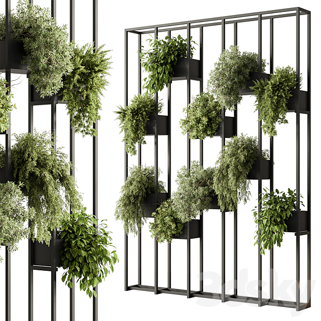 Vertical Garden Partiton – Set 102 3ds Max - thumbnail 2