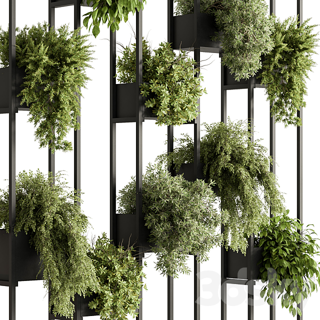 Vertical Garden Partiton – Set 102 3ds Max - thumbnail 3