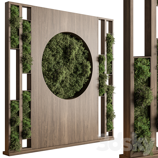 Vertical Garden Partiton – Set 96 3ds Max - thumbnail 1