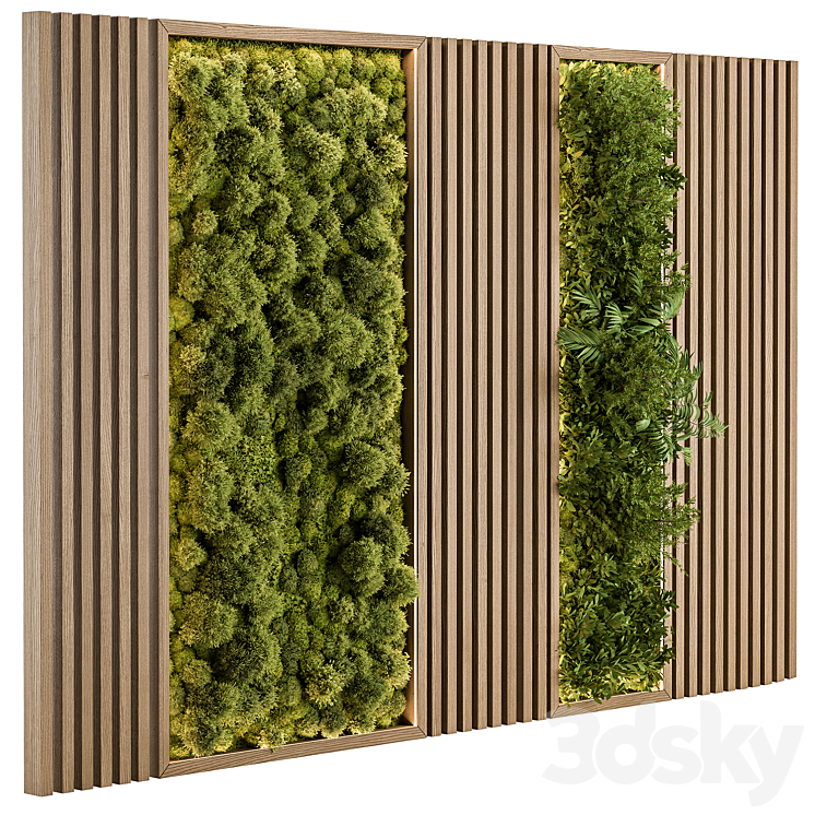 Vertical Garden – Wall Decor 68 3DS Max Model - thumbnail 1