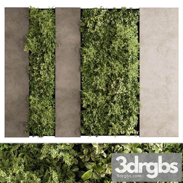 Vertical garden wood frame – wall decor 33 - thumbnail 1