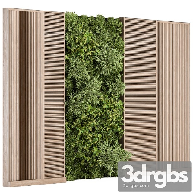 Vertical garden wood frame – wall decor 37 - thumbnail 1