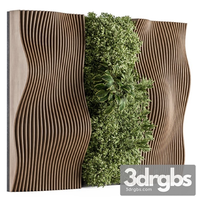 Vertical garden wood parametric wall – wall decor 30 - thumbnail 1