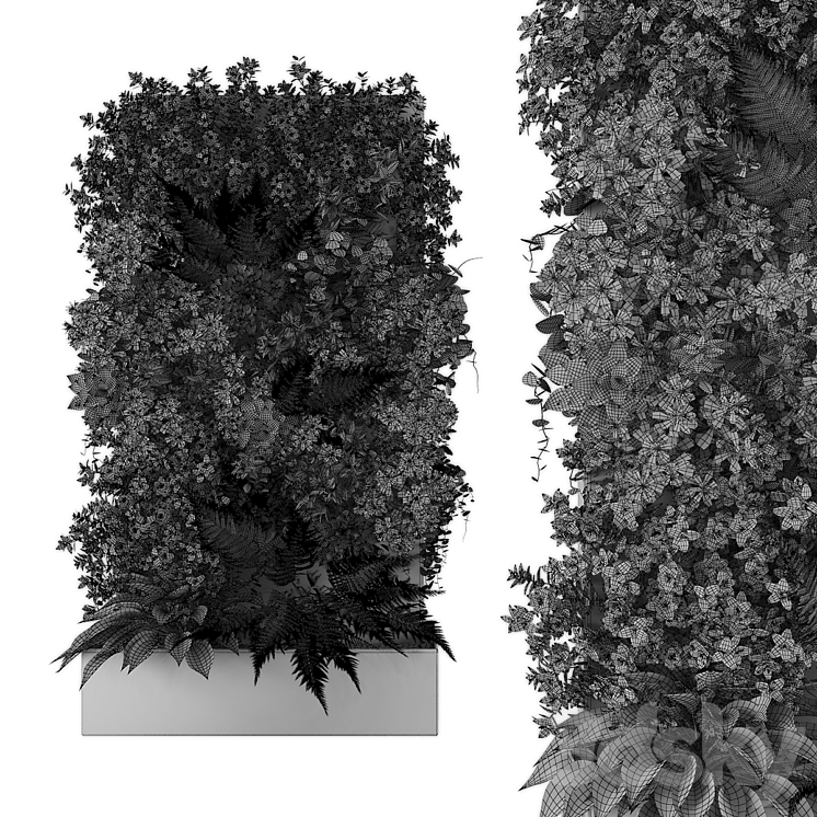 vertical garden167 3DS Max - thumbnail 2