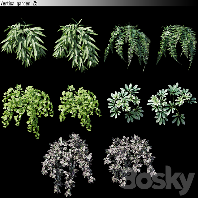 Vertical garden_25 3ds Max - thumbnail 2