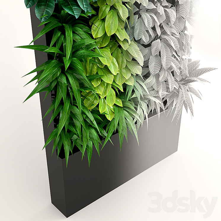 Vertical gardening 2 3DS Max - thumbnail 2