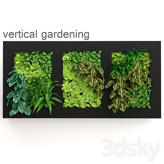 Vertical gardening 3DSMax File - thumbnail 1