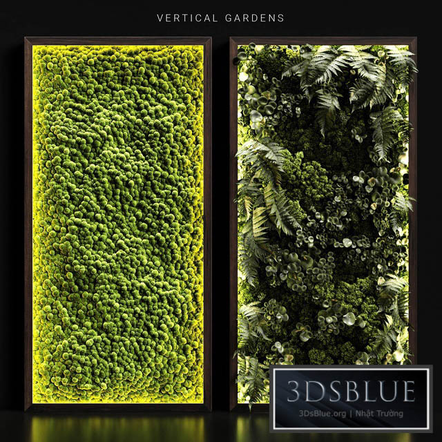 Vertical gardens 3DS Max - thumbnail 3