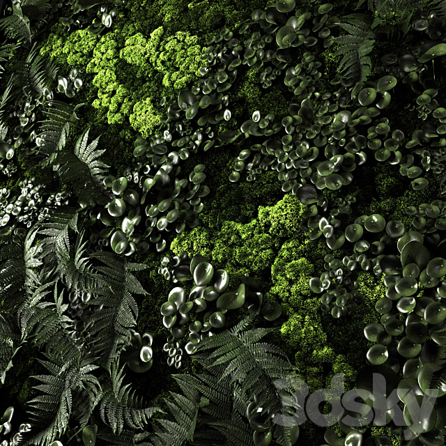 Vertical gardens 3DSMax File - thumbnail 2