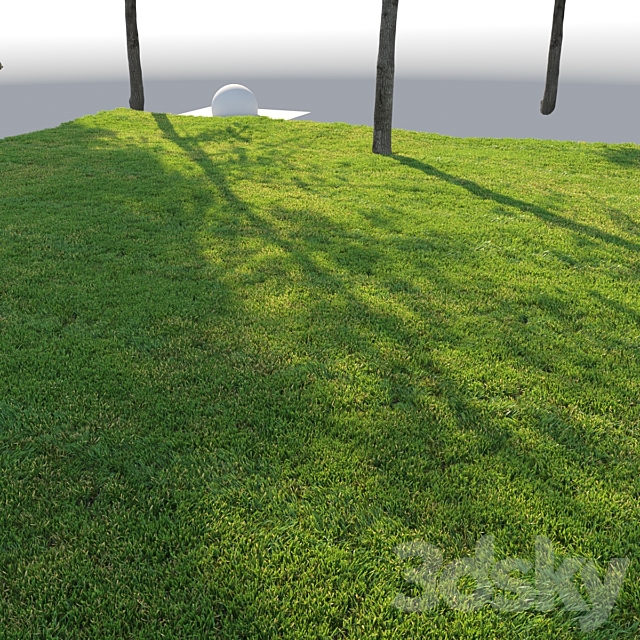 Cut grass #2 3ds Max - thumbnail 3