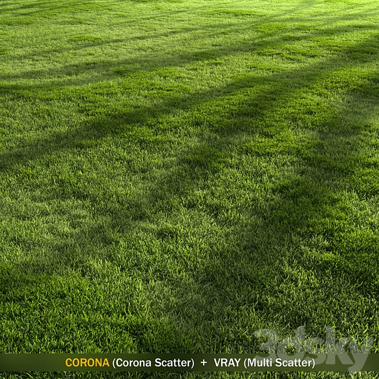 Forest Grass 2 3DS Max Model - thumbnail 1