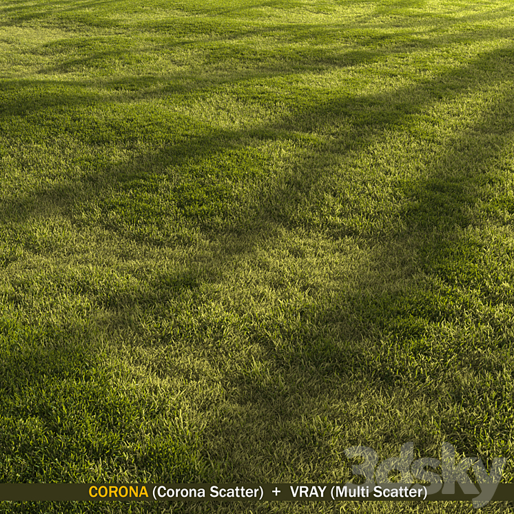 Forest grass 3DS Max Model - thumbnail 1