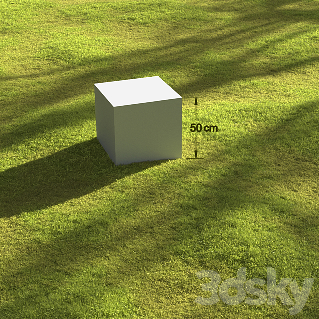 Garden grass 3ds Max - thumbnail 2