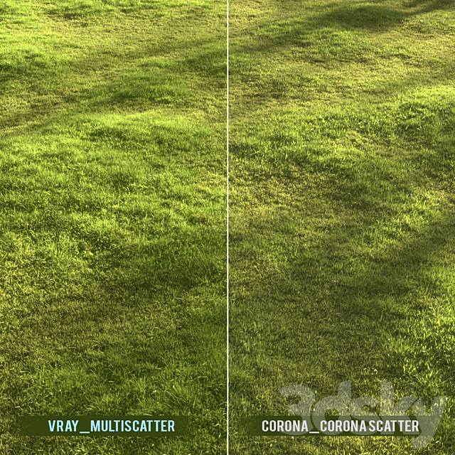 Garden grass 3ds Max - thumbnail 3