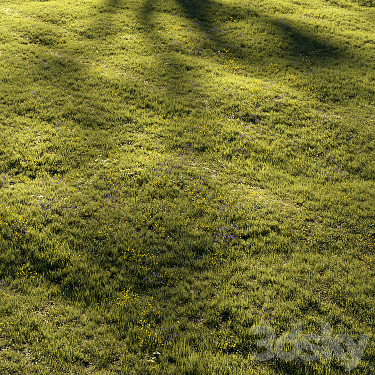 Grass and Flower 3DS Max - thumbnail 2