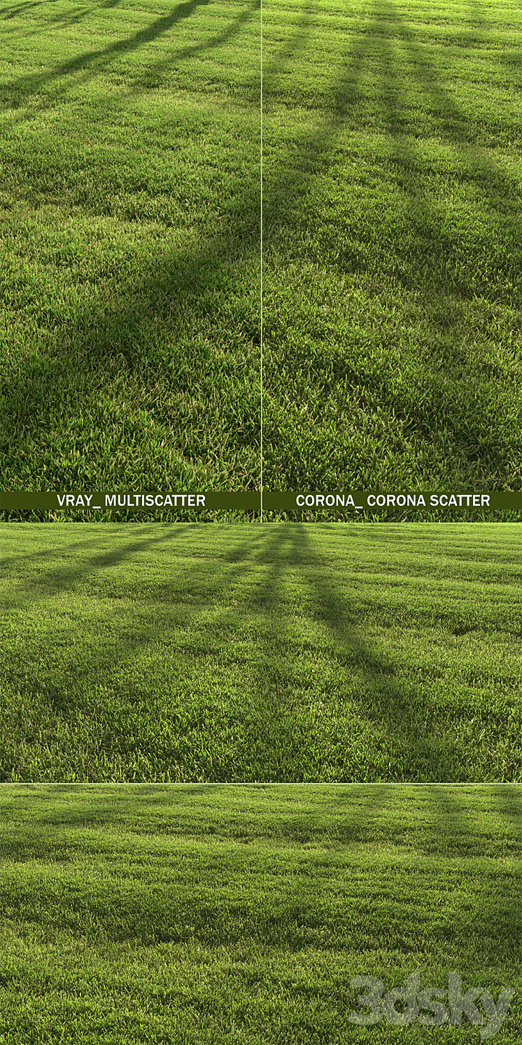 lawn landscape 3DS Max Model - thumbnail 2