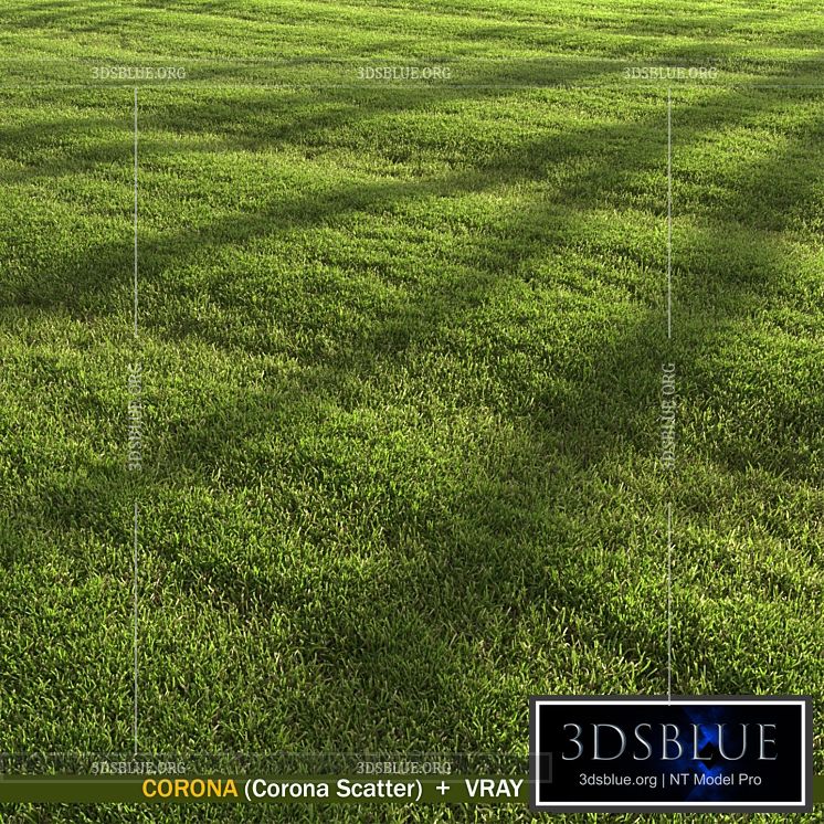 lawn landscape 3DS Max - thumbnail 3