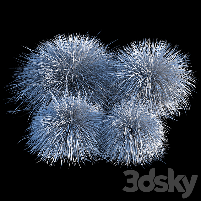 Miscanthus 3DS Max Model - thumbnail 3